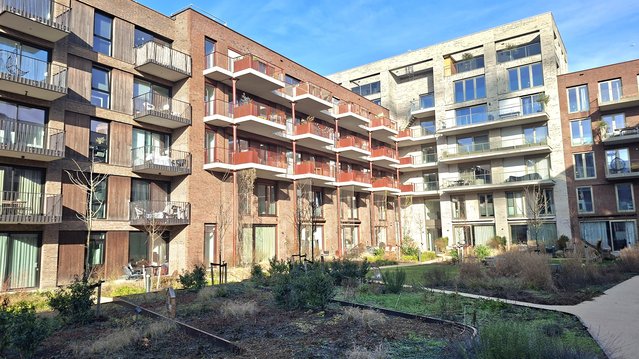 Binnenterrein Blok 1 door Haan & Laan (bron: Haan & Laan)