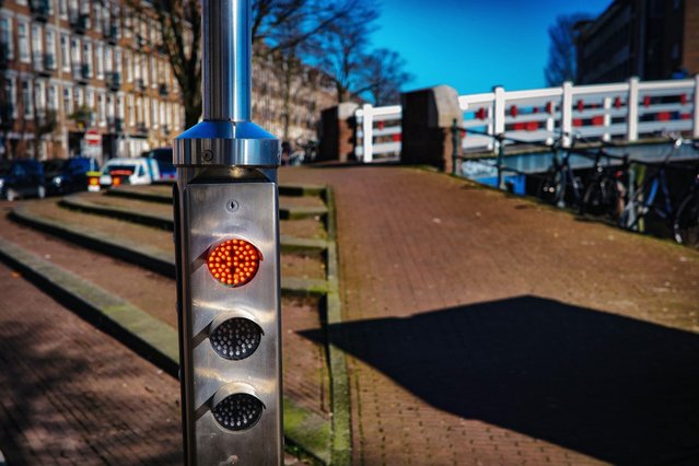 Verkeerslicht Amsterdam door Mike Meijer (bron: Shutterstock)