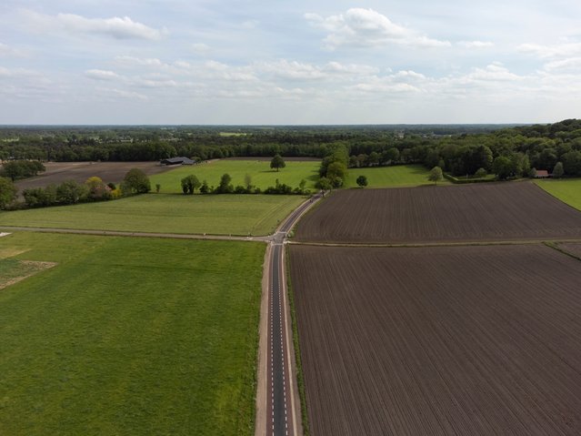 Luchtfoto in de Achterhoek door MyStockVideo (bron: Shutterstock)