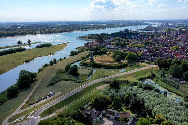 Gorinchem, een van de locaties van het Erfgoed Deal-project Linielandschap Waaldijk door Manon Munnix (bron: RCE)
