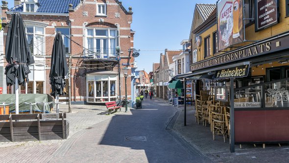 Coronacrisis Texel, Den Burg - Paul van de Velde via Flickr door Paul van de Velde (bron: Flickr)