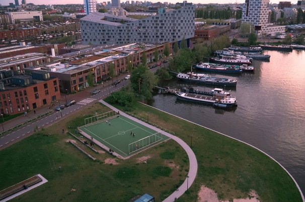 Luchtfoto van Amsterdam door Ulad Sipaila (bron: Shutterstock)