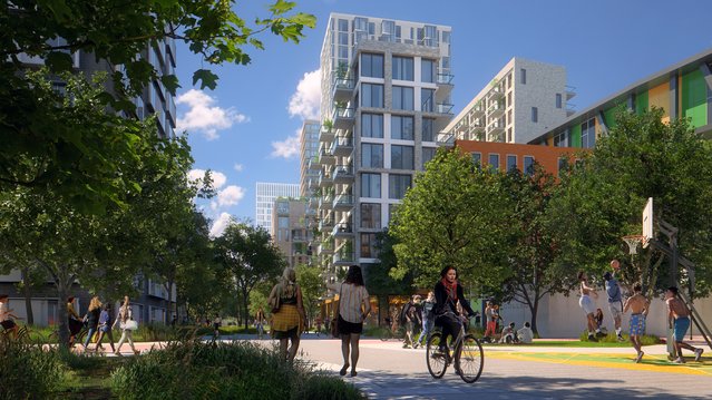 Impressie van Schieveste door Synchroon (bron: Synchroon)