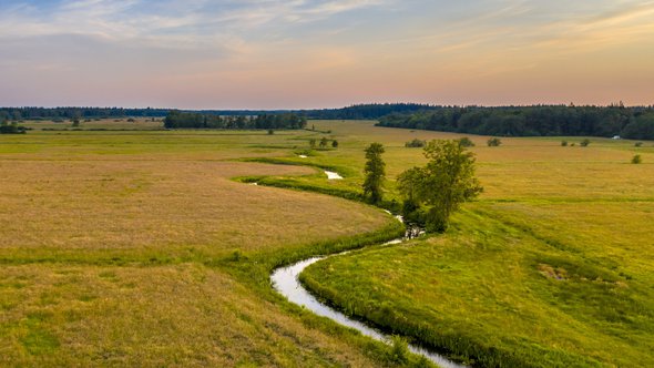 Het kronkelende riviertje Koningsdiep door Rudmer Zwerver (bron: Shutterstock)