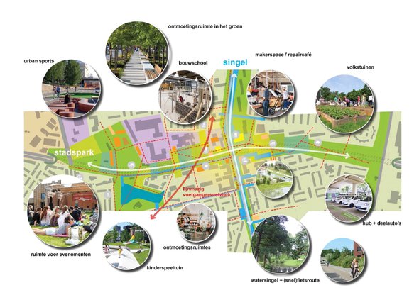 Maatschappelijke voorzieningen Hoge Vucht door VenhoevenCS (bron: VenhoevenCS)