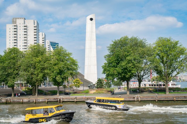 Watertaxi's in Rotterdam door Photos BrianScantlebury (bron: Shutterstock)