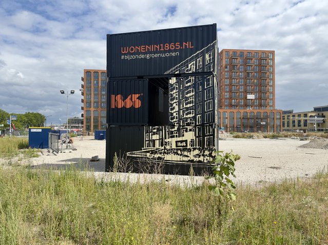 Kavel deelproject Wonen in 1865 door Kees de Graaf (bron: Gebiedsontwikkeling.nu)