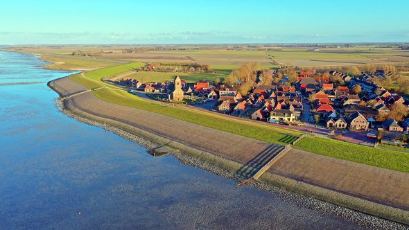 Wierum, Friesland door Steve Photography (bron: Shutterstock)