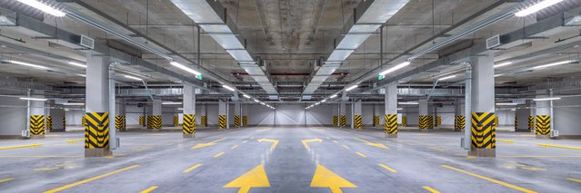 Ondergrondse parkeergarage door Sergey_Bogomyako (bron: Shutterstock)