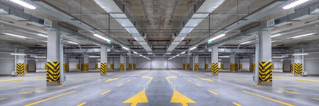 Ondergrondse parkeergarage door Sergey_Bogomyako (bron: Shutterstock)