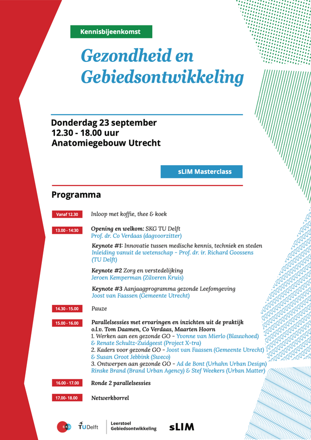 Programma Gezondheid & GO - 23 september door SKG (bron: gebiedsontwikkeling.nu)