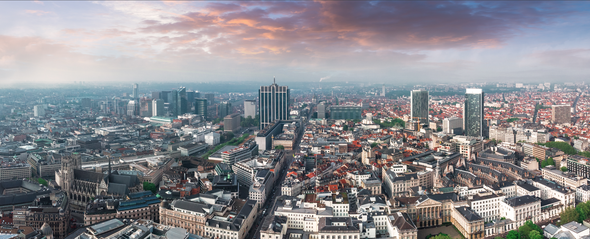 Panoramisch overzicht van Brussel door LALS STOCK (bron: Shutterstock)
