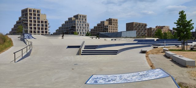 Skatepark Zeeburgereiland, Amsterdam door Edwin Butter (bron: Shutterstock)