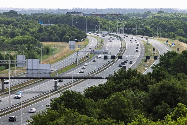 Meerbaans Nederlandse snelwegen door PixelBiss (bron: Shutterstock)