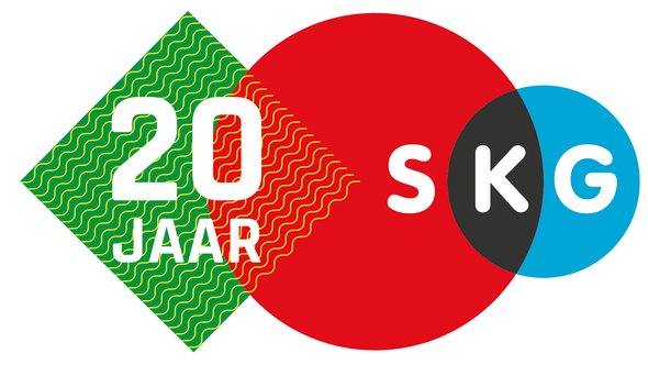 Logo 20 jaar SKG door Stichting Kennis Gebiedsontwikkeling (bron: Stichting Kennis Gebiedsontwikkeling)