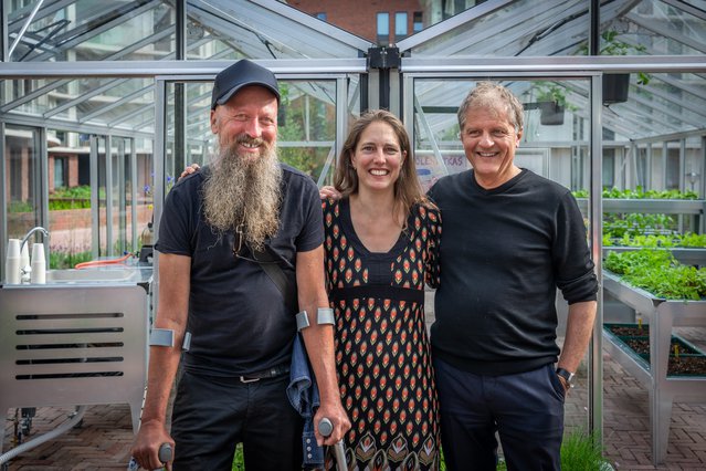 Van links naar rechts: Roel, Sanne en Bart door Meijeske fotografie (bron: gebiedsontwikkeling.nu)