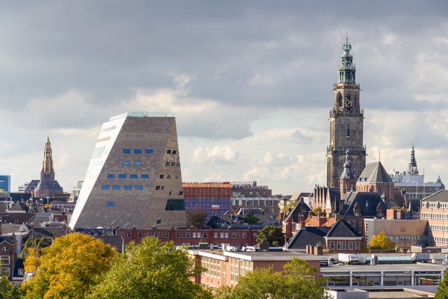 Skyline van Groningen door Lars Fortuin (bron: Shutterstock)