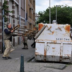 klussen op straat