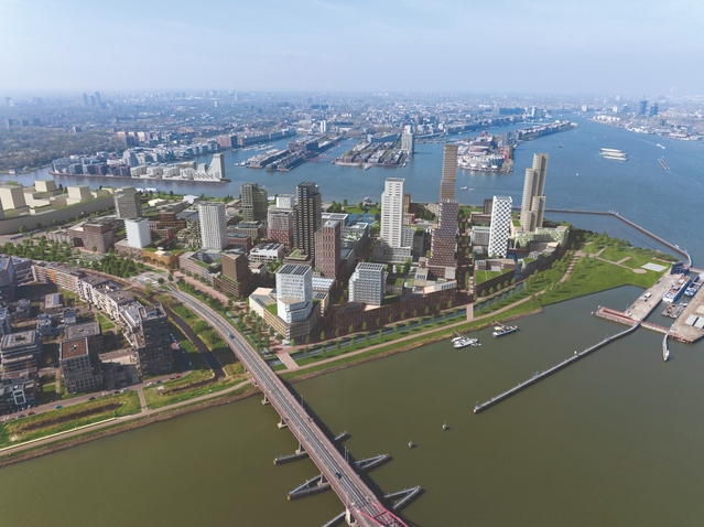Impressie toekomstige Sluisbuurt door gemeente Amsterdam (bron: gemeente Amsterdam)