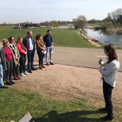 Interventie op de dijk door Jaap Warmerhoven (bron: Jaap Warmerhoven)