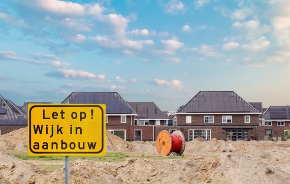 Wijk in aanbouw door Martin Bergsma (bron: shutterstock)