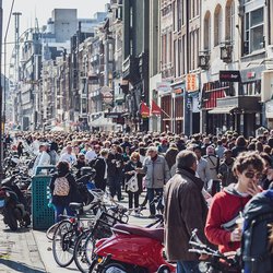 Amsterdam massa tourisme pixabay license door Dimhou (bron: Pixabay)