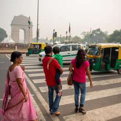 Publieke ruimte in New Delhi door PradeepGaurs (bron: Shutterstock)