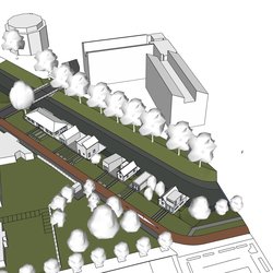Massastudie Gemberpad door Woningbouwatelier gemeente Almere (bron: Woningbouwatelier gemeente Almere)
