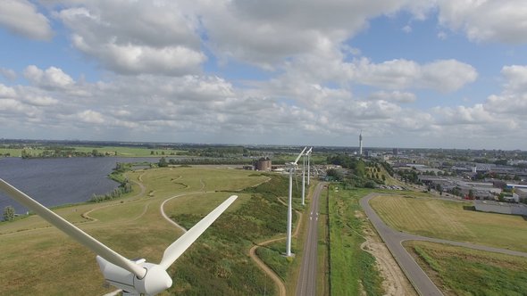 "Windmolens Waarderpolder" (CC BY 2.0) by hanno.lans door Hanno Lans (bron: Flickr)