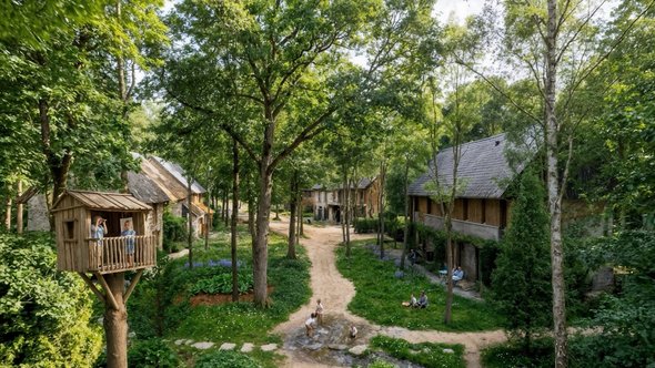 Impressie Door de Bomen 1 door Heijmans & Staatsbosbeheer (bron: Door de Bomen)