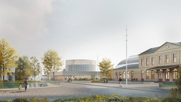 Station Zwolle door Atelier Luce (bron: Studio Nauta)