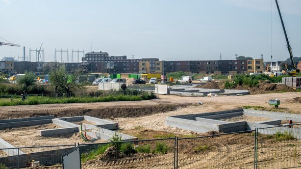 Braakliggende grond waar gebouwd gaat worden door Stec Groep (bron: Stec Groep)