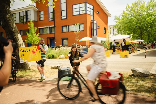 Hittekaravaan Arnhem door Klimaatadaptatie Nederland (bron: Klimaatadaptatie Nederland)