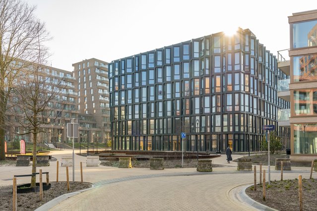 Aanzicht van transformatiecomplex in Elements, Haarlem door Dura Vermeer (bron: Dura Vermeer)