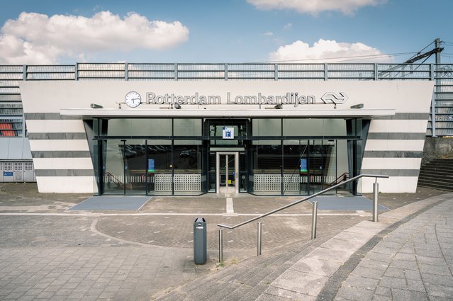 Entree metrostation Rotterdam Lombardijen door Sander van Wettum (bron: Gebiedsontwikkeling.nu)