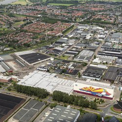 Bedrijventerrein in Culemborg door Aerovista Luchtfotografie (bron: Shutterstock)