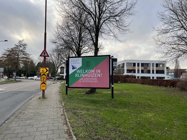 Welkomstbord Rijnhuizen door Emilie Vlieger (bron: Emilie Vlieger)