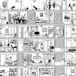 Section habitat door STAR strategies + architecture (project: START-Ivry) (bron: STAR strategies + architecture (project: START-Ivry))