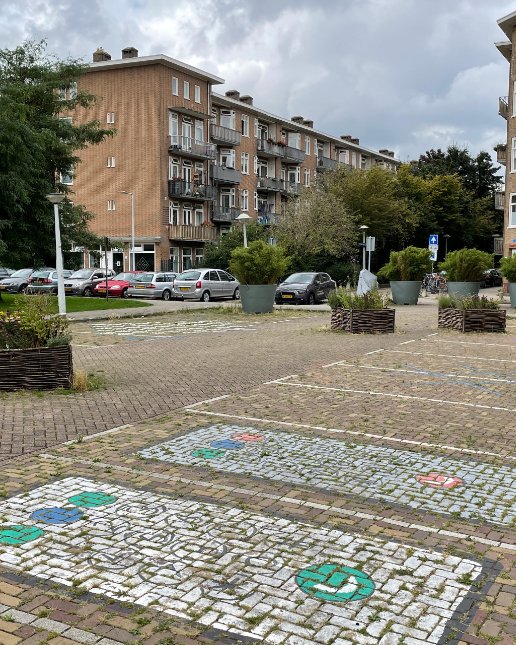 Foto parkeerplaats Wachterliedenplantsoen door Gemeente Amsterdam (bron: Gemeente Amsterdam)