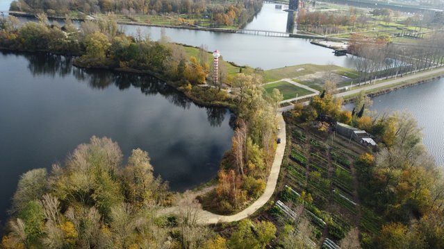 Luchtfoto van Utopia door Stichting Weerwoud (bron: Stichting Weerwoud)