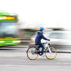 Fietser door Amy Johansson (bron: Shutterstock)