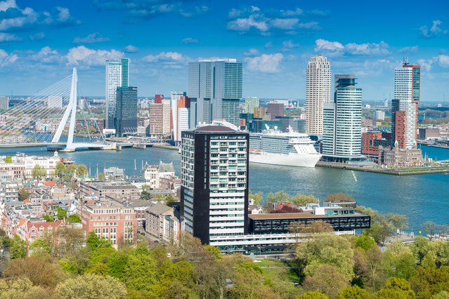 Rotterdam vanuit de lucht door GagliardiPhotography (bron: Shutterstock)