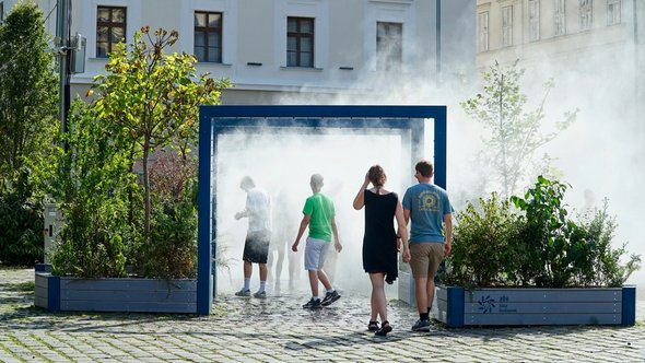 Watersproeier in Boedapest, Hongarije door Csikiphoto (bron: Shutterstock)