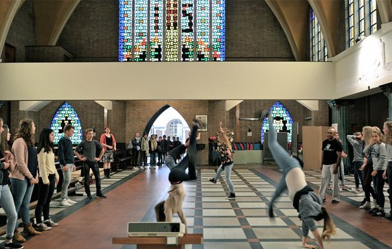 Onderbenutte schoolkapel wordt voor buurtactiviteiten benut door RE-ST (bron: RE-ST)