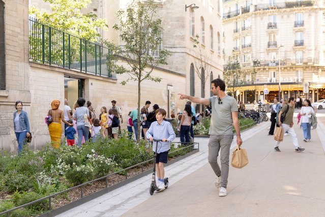Rue aus écoles Paris door Josephine Brueder Ville de Paris (bron: Blauwdruk)