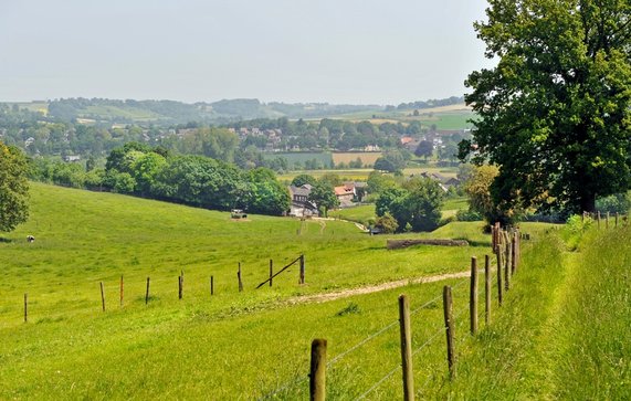 Heuvelland wandelroute  bij Stokhem in Zuid-Limburg door TVGD (bron: Shutterstock)