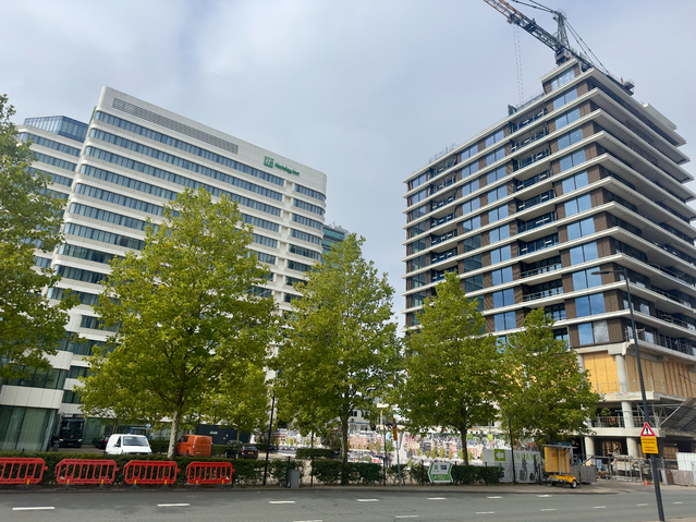 Dreef Residential Tower in aanbouw door Kees de Graaf (bron: Gebiedsontwikkeling.nu)