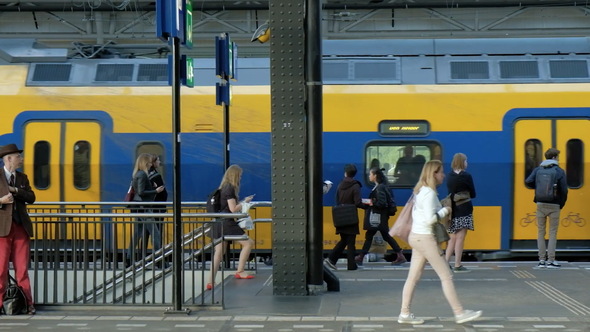 Trein NS amsterdam centraal