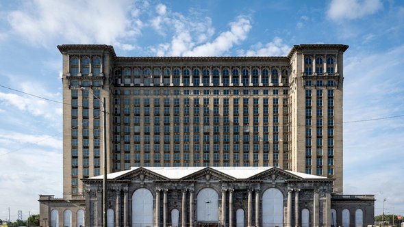 Michigan Central Station in Detroit, Verenigde Staten door Kenishirotie (bron: Shutterstock)
