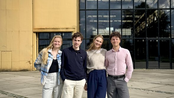 Anna van Amstel, Christiaan Hanse, Georgina van Reeken  en Max Weijers door Academie Jonge Adviseurs Gebiedsontwikkeling (bron: Academie Jonge Adviseurs Gebiedsontwikkeling)